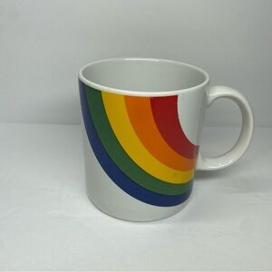 Vintage 1980's Rainbow Coffee Mug FTD Made in Korea